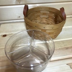 LONGABERGER BUTTON BASKET W PROTECTOR. 2005